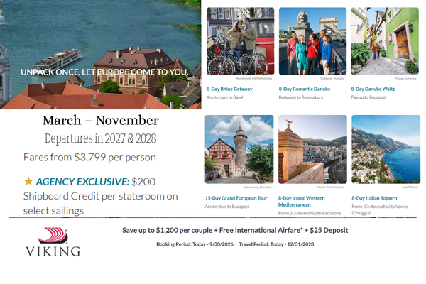 Viking Voyages September Deal