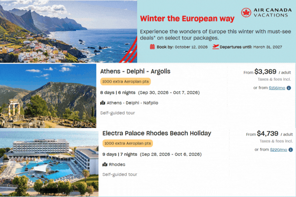 ACV Winter Europe Deal
